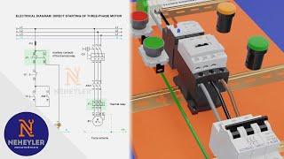 Arranque Directo de Motor Trifásico | NEHEYLER MECATRONICO