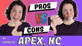 Watch THIS BEFORE moving to APEX NC or the Greater Raleigh area! 5 Pros and Cons to living in Apex!