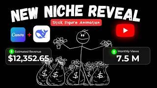 How to Make VIRAL Stick Figure Animation for YouTube Faceless channel( $200/Day)