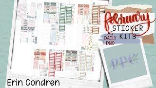 A5 Etsy Daily Duo PRINTABLE sticker kits | NEW in etsy shop | periwinkle planner co