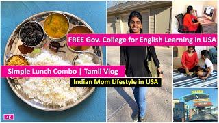 கீரை சாம்பாருடன் ஒரு Simple ரசம் / Back to College in USA / Indian Mom Day  Routine / Kala's Kitchen