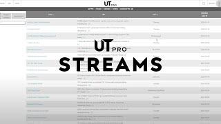 UTPro Streams