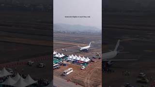 First successful landing by Commercial Indigo Plane A320 at Navi Mumbai International Airport