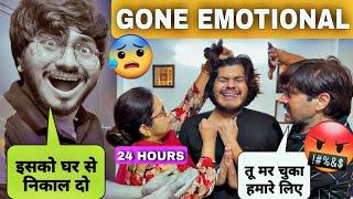 FUNNIEST PRANKS ON BADMOS CHORA FOR 24 HOURS! || GONE EMOTIONAL  | Skater Himanshu