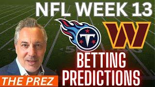 Tennessee Titans vs Washington Commanders Predictions and Picks | NFL Week 13 Best Bets