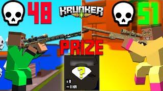 Krunker: Challenging SUBSCRIBERS 1V1 Kill Challenge! *CONTRA PRIZE*