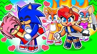 Sonic Has A Crush On Amy In Roblox...