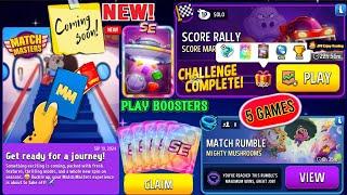 GET READY! /Score Market+Blow'Em Up Score Rally/5 Games Match Rumble Mighty Mushrooms+Square Matches