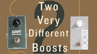 Vertex VS Benson - Two Very Different Boost Pedals