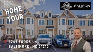 Home For Sale in MD | Full Tour of this Custom-built Townhome in Fords Lane