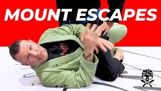 How to get out of mount - a deep dive into mount escapes fundamentals - Brazilian jiu-jitsu escapes