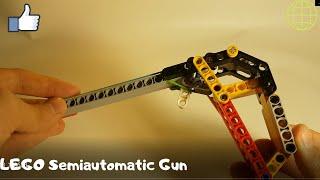 How to Make a Lego Technic Semi Automatic Rubber Band Gun