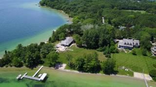 House on the Point lake leelanau