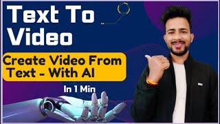 Convert Text To Video With AI | Best AI Website | Text To Video | Best Text to Video Websites