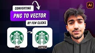 How to convert low quality PNG to high-quality VECTOR | Adobe Illustrator
