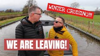 Winter Cruising on a Narrowboat - We are leaving the Country!