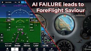 Instrument Failure Saved Using Foreflight Back-up AHRS