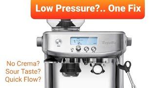 Low Pressure? How to Fix Breville Barista Pro Espresso Pressure