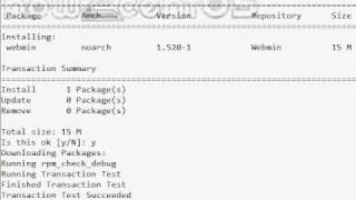 Installing Webmin on CentOS 5.5 Tutorial