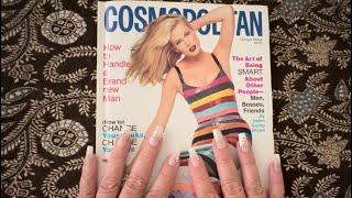 ASMR Whispering 90s COSMOPOLITAN Magazine  Flip Through OCTOBER 1994 with me