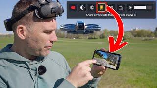 How to Share Live View to Mobile Device via Wifi - DJI Avata 2