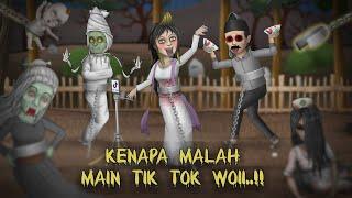 Kegiatan Hantu saat sepi di Bulan Ramadhan #HORORKOMEDI Kartun Lucu, Animasi Horor