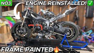 Rebuilding A Salvage Wrecked Kawasaki Ninja ZX6R - Part 3