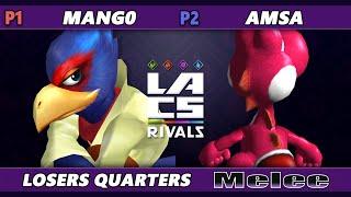 LACS Rivals TOP 8 - Mango (Falco) Vs. aMSa (Yoshi) Smash Melee - SSBM