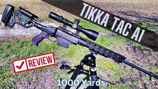 Tikka Tac A1 Review 6.5 Creedmoor out to 1000 Yards