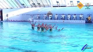 Jelsincro 15 MALTA RUTINA LIBRE COMBINADA SYNCHRONISED SWIMMING MEDITERRANEAN CUP 2017