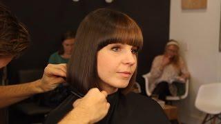 Modern Bob Haircut by Steven Mathew || Стрижка Боб