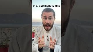 15 INSANE Rules of Vipassana Meditation