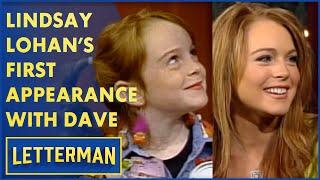 Lindsay Lohan's First Appearance With Dave | Letterman