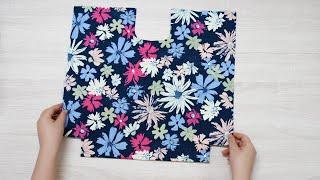 Easy Way To Sew A Beautiful Tote Bag  Easy Sewing Project