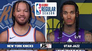 New York Knicks Vs Utah Jazz | NBA Live Play-By-Play Scoreboard 2024