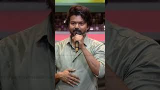 "Simbu, I really touched by your gesture" - Thalapathy Vijay | Varisu Audio Launch | Sun TV #shorts