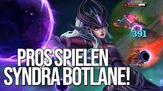 Wir gehen dahin, wo die ADCs wohnen! | Pros spielen Syndra Botlane