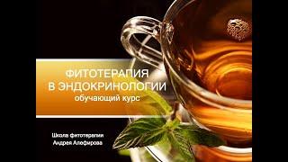 Фитотерапия в эндокринологии. Алефиров А.Н. Презентация курса