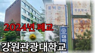 2024년 올해 폐교된 강원관광대학교의 현재모습은?