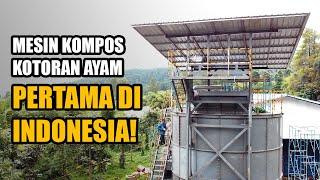 MESIN KOMPOS  KOTORAN AYAM PERTAMA DI INDONESIA