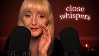 ASMR Close Ear to Ear Whispers & Mic Attention