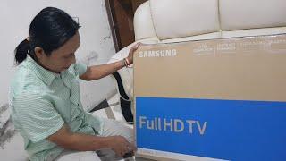 Quick Unboxing and Setup SAMSUNG LED TV 43M5500 - Smart TV - One Remote Control