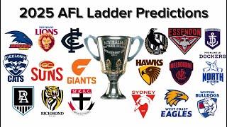 2025 AFL Ladder + Finals Predictions