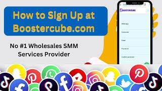 How to Create Account at Booster Cube Best and Cheapest SMM Panel  boostercube com