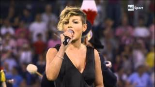 Emma Marrone - Stadio Olimpionico di Roma @ Inno di Mameli.MPG