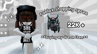 ROBLOX 22K+ SHOPPING SPREE | BUYING KORBLOX