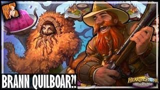 BRANN QUILBOAR IS ALL YOU NEED?! - Hearthstone Battlegrounds