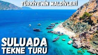 Suluada Tekne Turu - Türkiye'nin Maldivleri - Adrasan Suluada Boat Tour - Antalya Adrasan Turkey