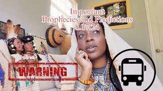 Important Prophecies!!  8.17.24! 8 Portal