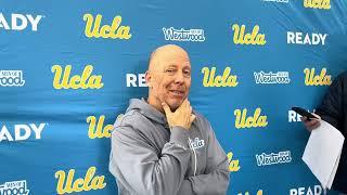 UCLA basketball coach Mick Cronin talks about Arizona, defense against Oregon